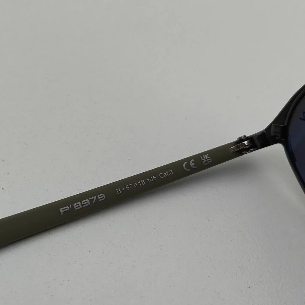🕶️Made in Italy! Porsche Design P8979 Non-Polar.Sunglasses 57/18 145 /EUM110🕶️